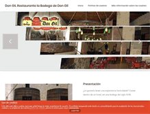 Tablet Screenshot of dongil.es